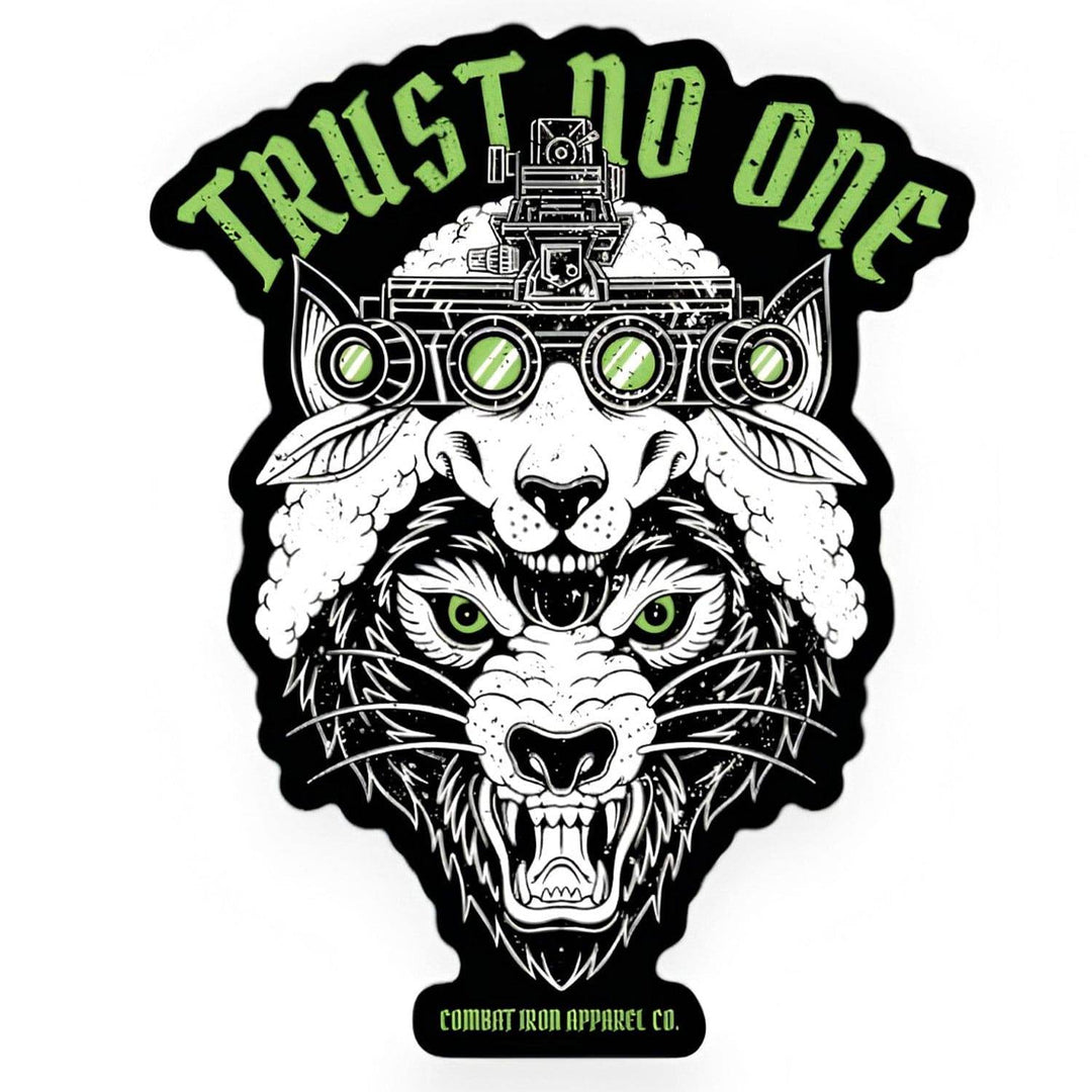 Trust No One Decal Sticker - One Revolver Surfboards
