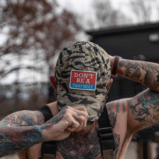 Don't Be A Twatsicle Patch RipStop Low Pro Hat - One Revolver Surfboards