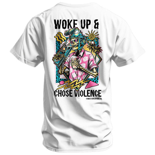Woke Up & Chose Violence Men's T-Shirt - One Revolver Surfboards