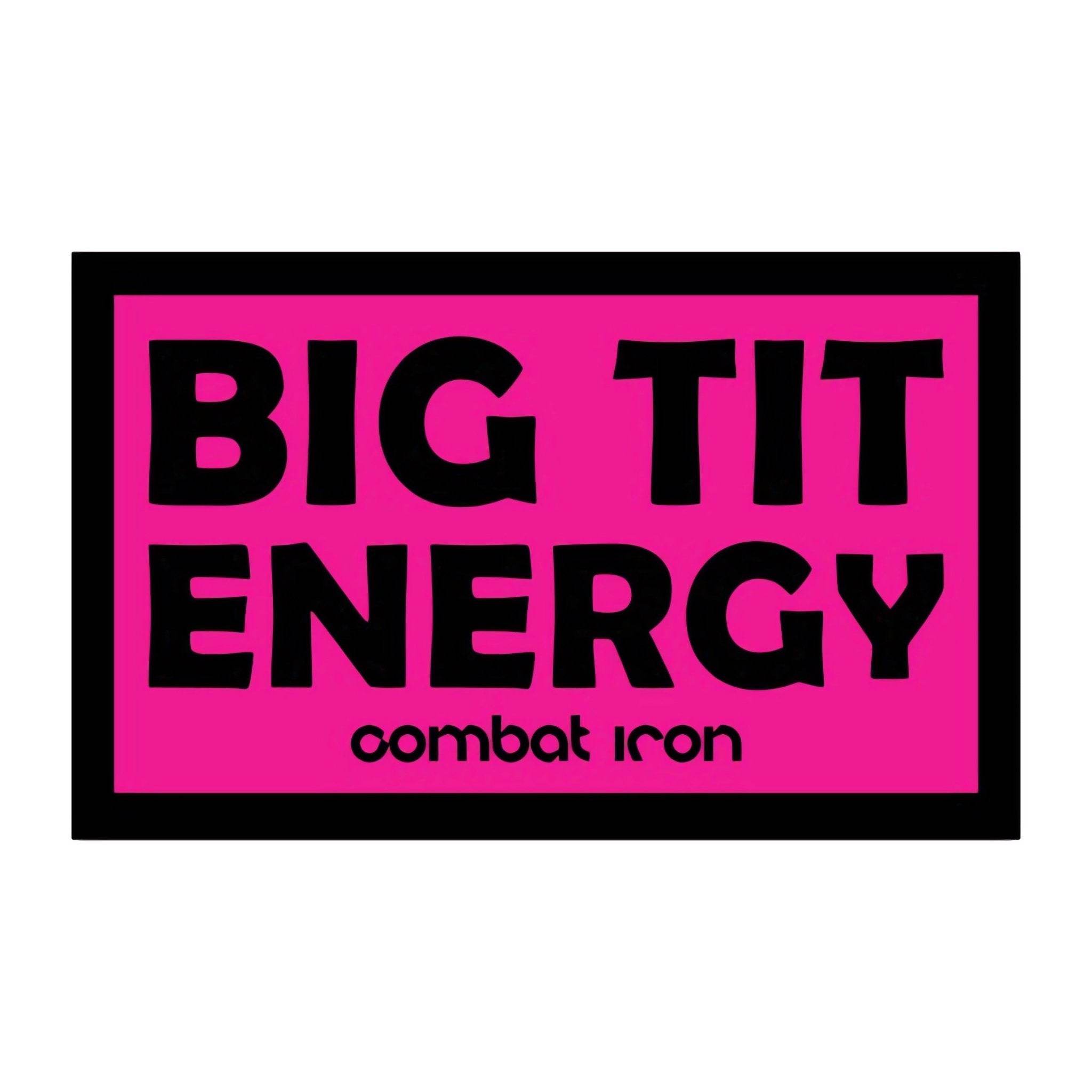 Big Tit Energy Decal Sticker - One Revolver Surfboards