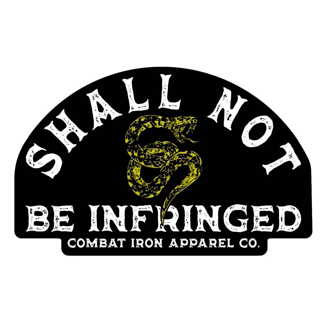 Shall Not Be Infringed Decal - One Revolver Surfboards
