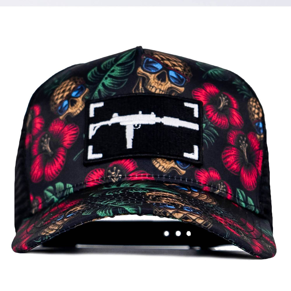 Uzi Patch Black Pineapple Express Flatbill Snapback Hat - One Revolver Surfboards