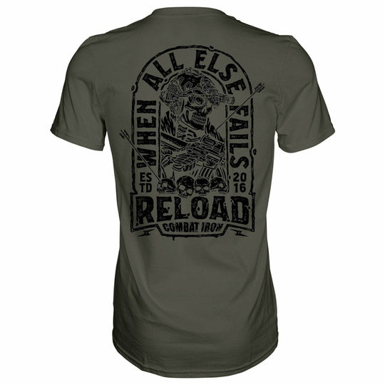When All Else Fails, Reload Men's T-Shirt - One Revolver Surfboards