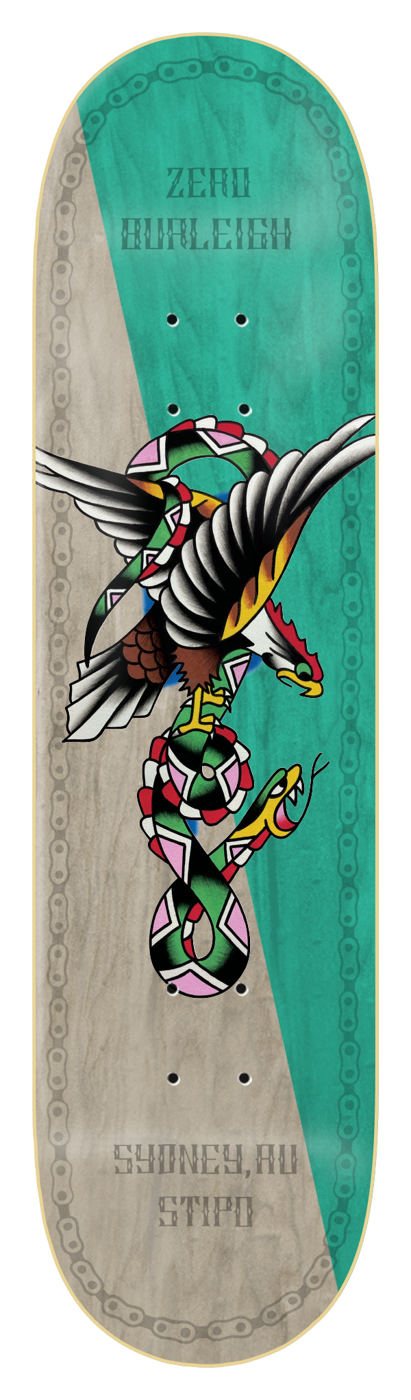 Zero Burleigh "Stipo" 8.5" Skateboard Deck