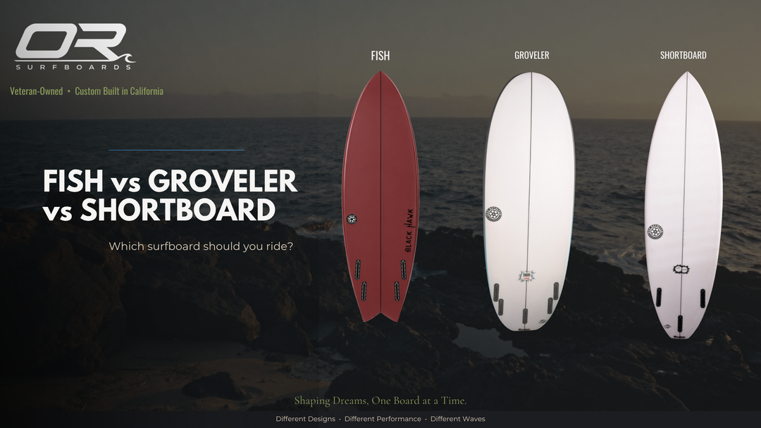 Fish vs Shortboard vs Groveler