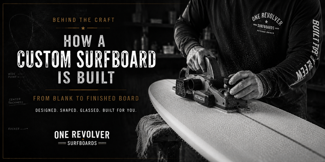 How a Custom Surfboard Is Built: From Blank to Finished Board