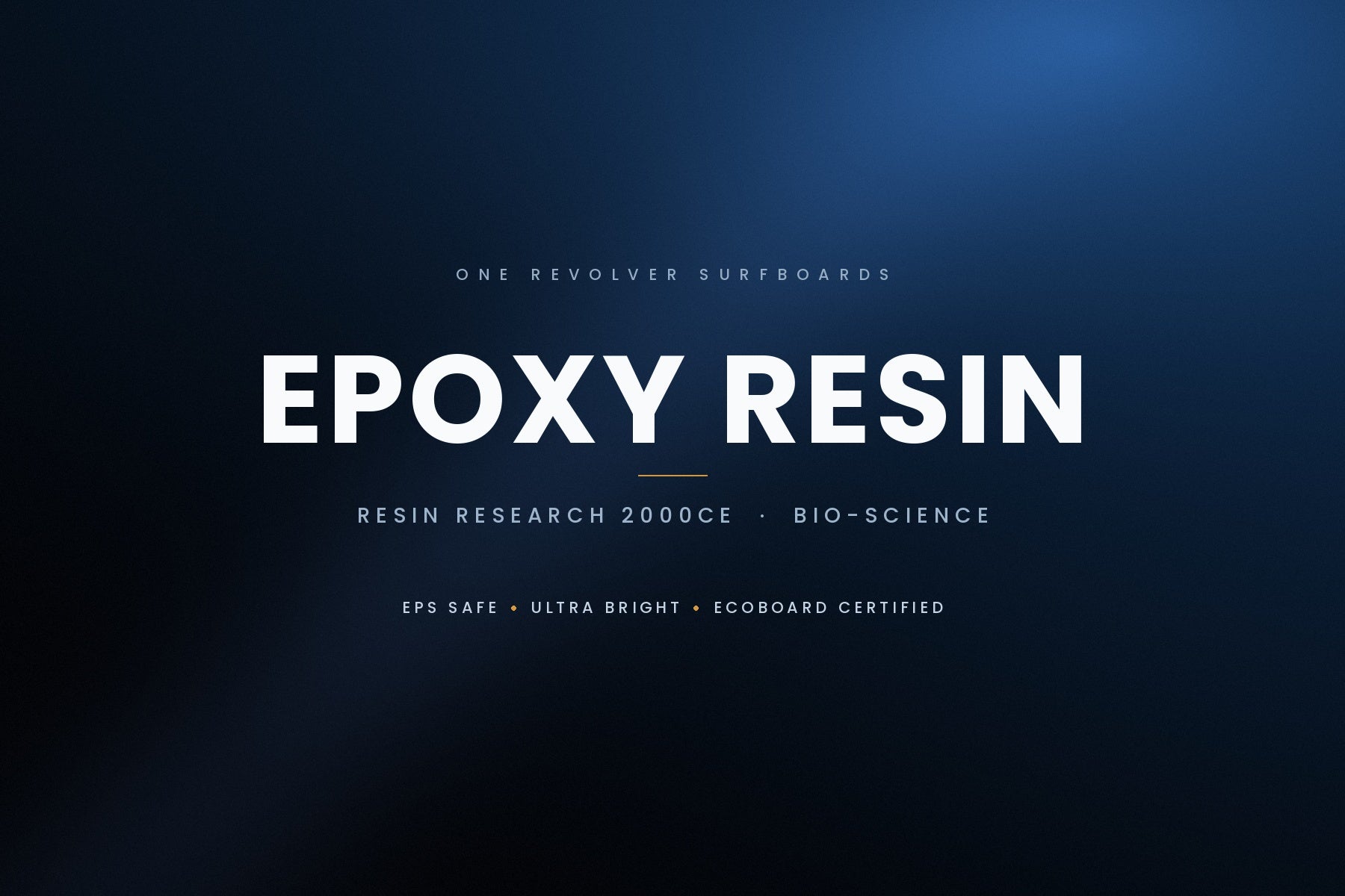 Epoxy resin for surfboards — Resin Research 2000CE and Bio-Science at One Revolver Surfboards