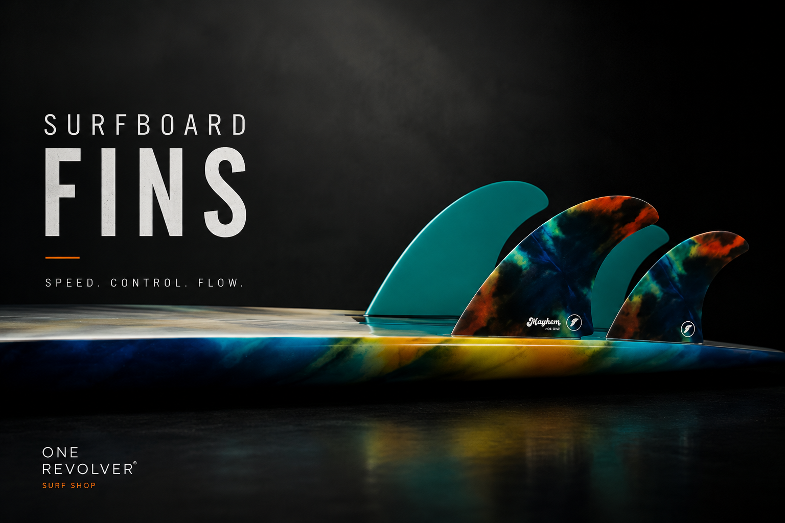 Surfboard Fins: FCS, Futures & More | One Revolver Surfboards - One Revolver Surfboards