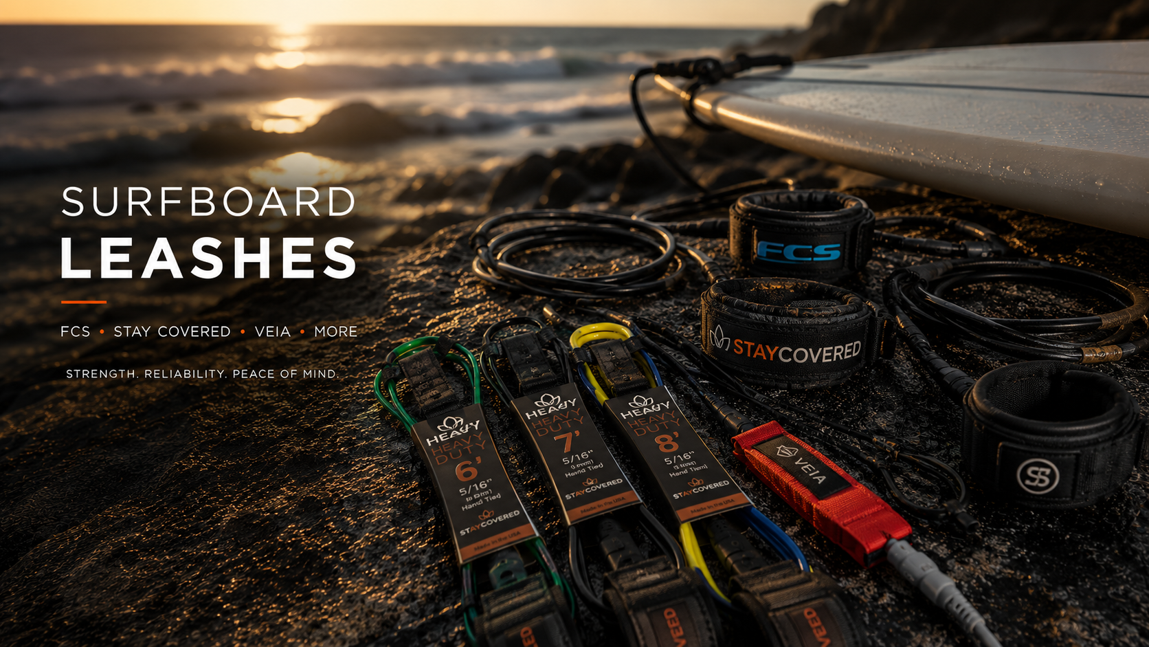 Surfboard Leashes