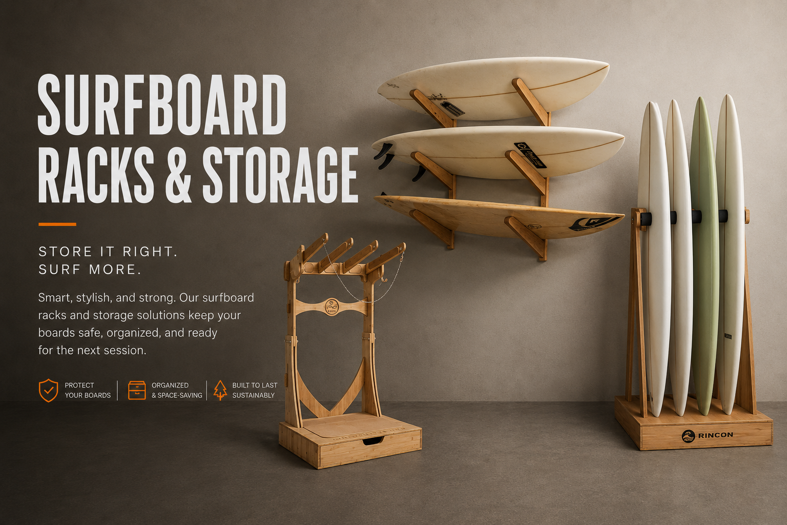 Surfboard Racks & Storage: Keep Your Quiver Safe & Organized - One Revolver Surfboards