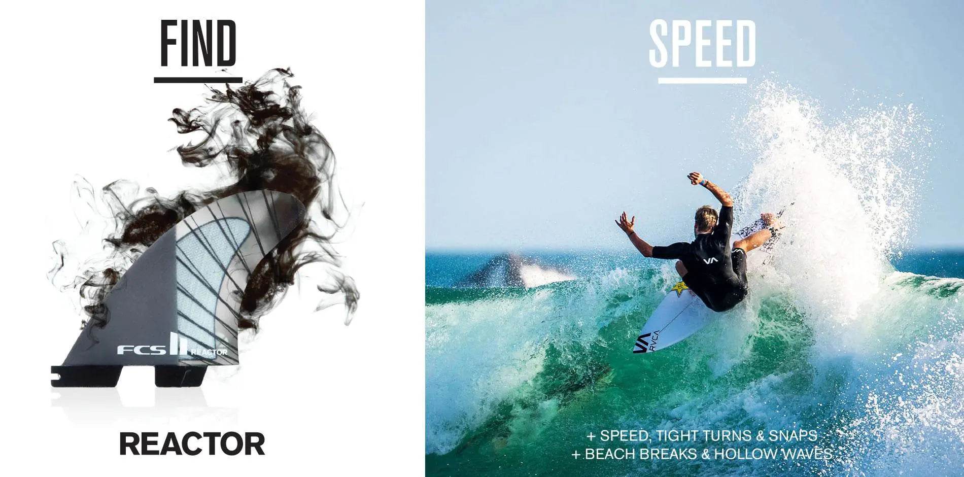 FCS II Speed Fins: Fast, Loose & Responsive Performance - One Revolver Surfboards