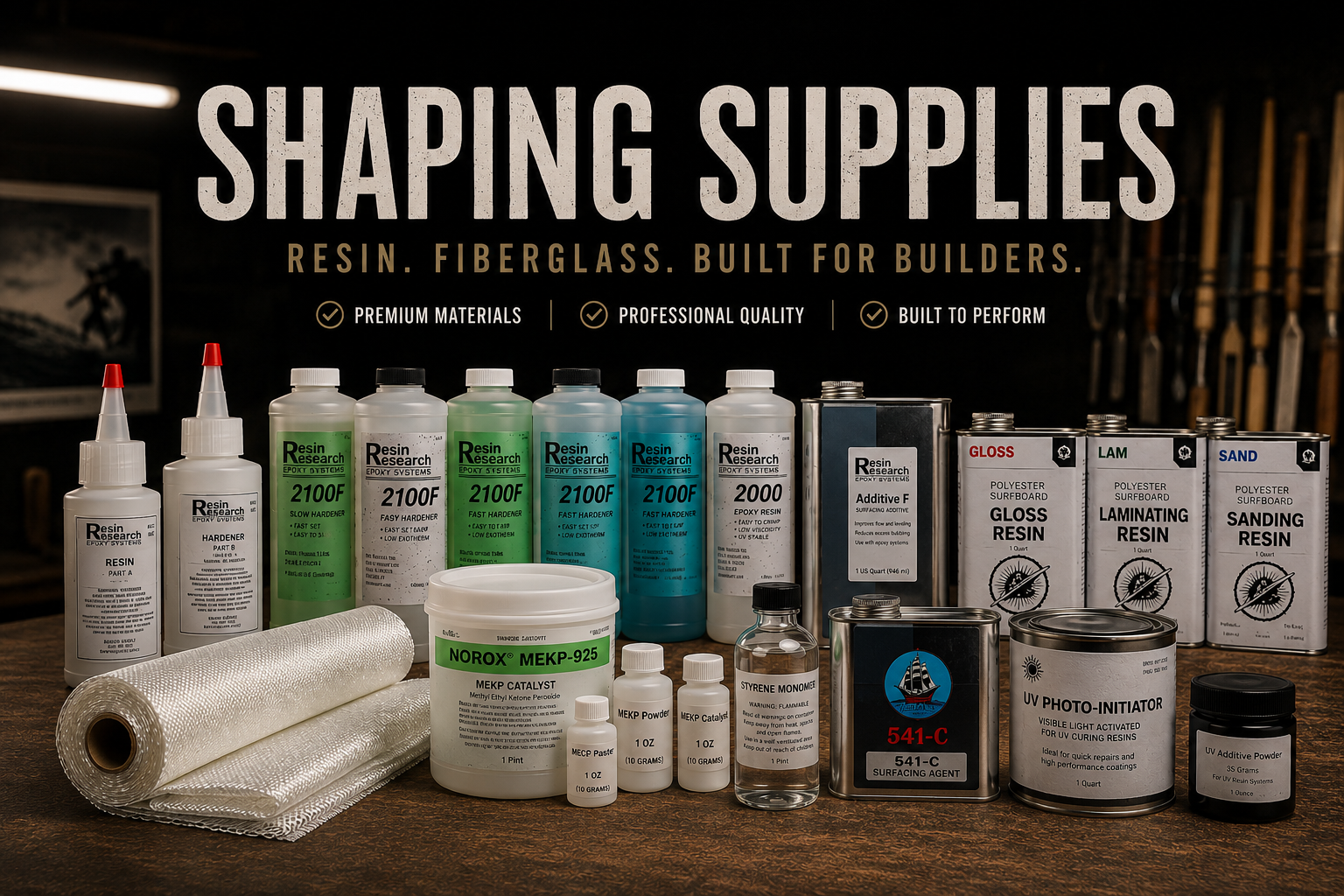 surfboard shaping supplies 