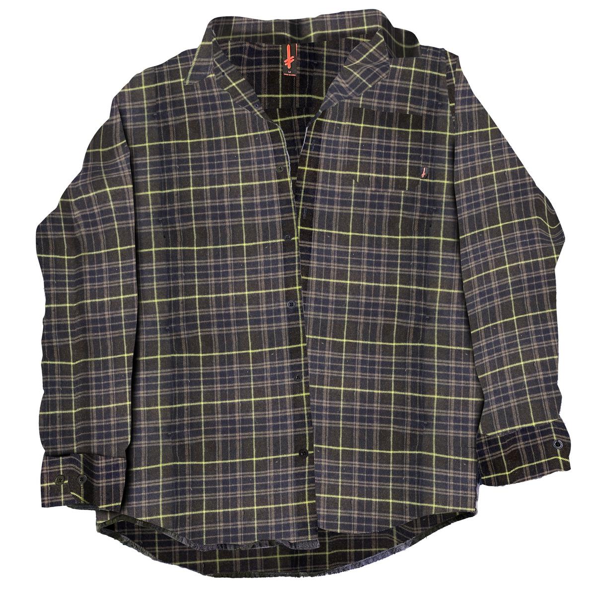 DEATHWISH "Dro's" Long Sleeve Flannel Shirt - One Revolver Surfboards