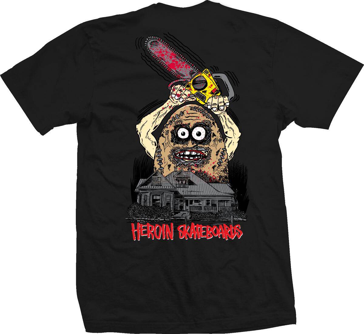HEROIN Teggxas Chainsaw T-Shirt - One Revolver Surfboards