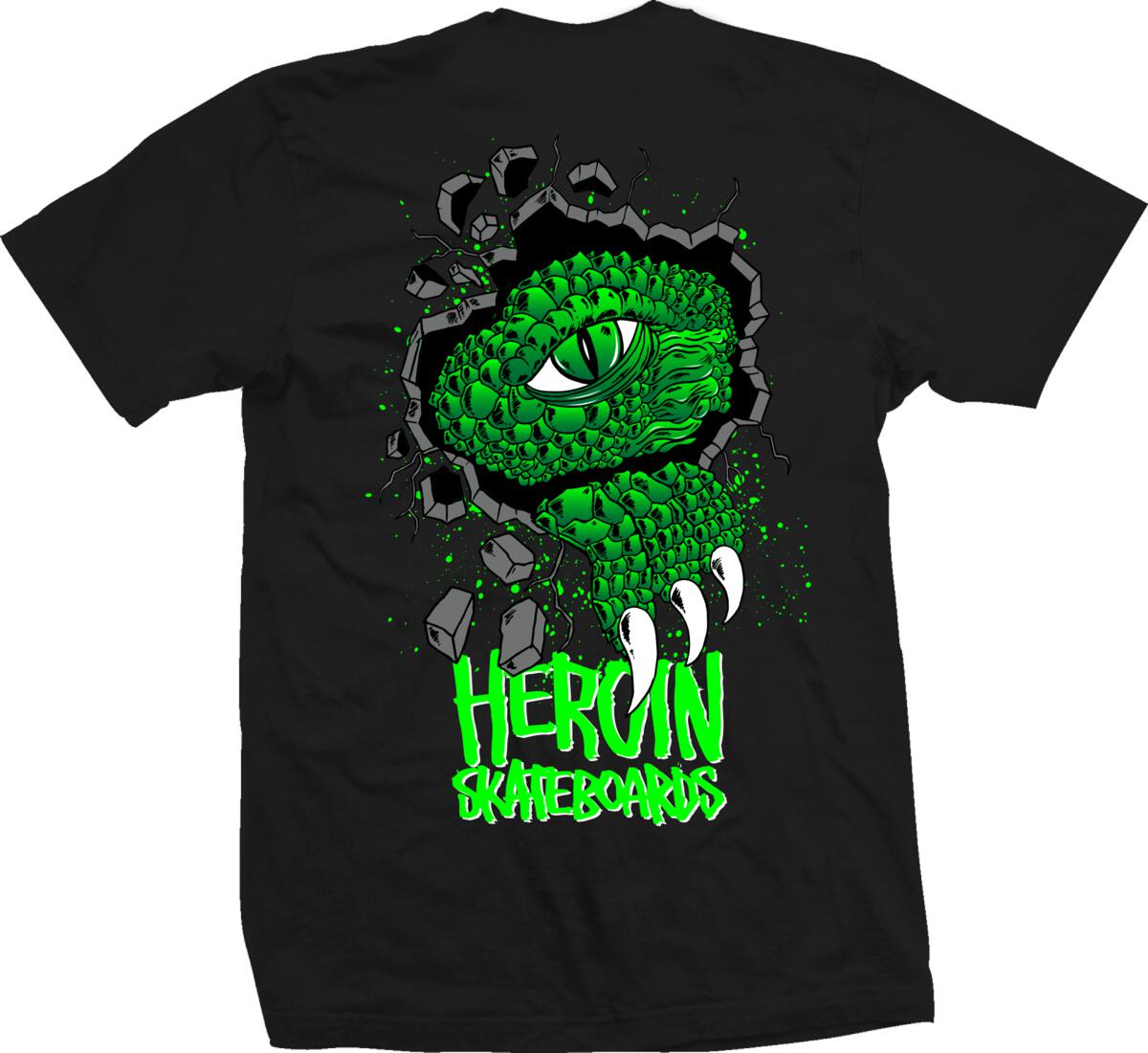 HEROIN "SWAMP GATOR" T-SHIRT - One Revolver Surfboards