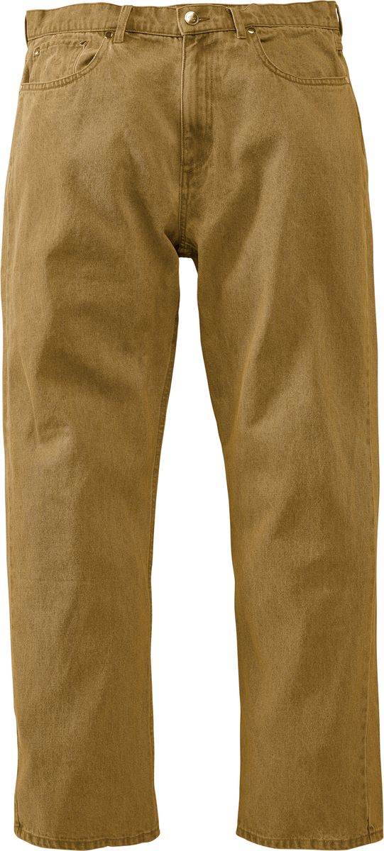 eS Brown Baggy Denim Pants - One Revolver Surfboards