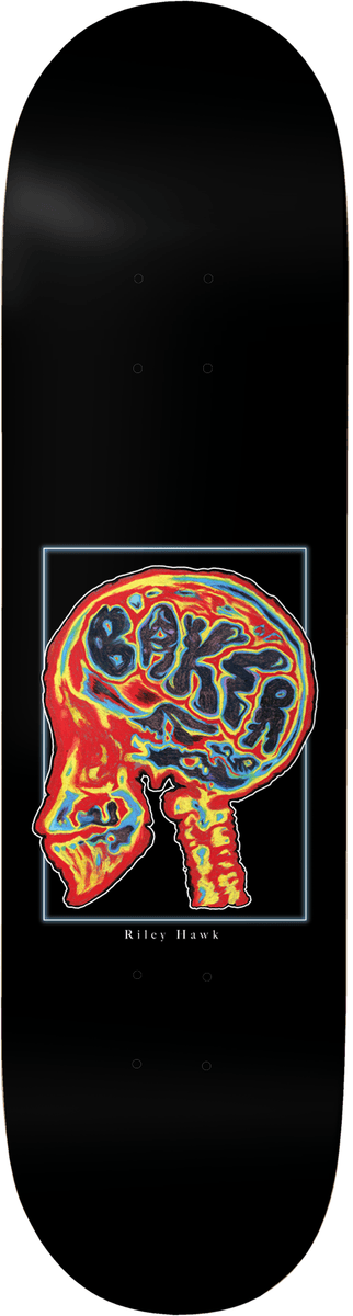 BAKER RILEY HAWK BRAIN DONOR 8.5” SKATEBOARD DECK - One Revolver Surfboards