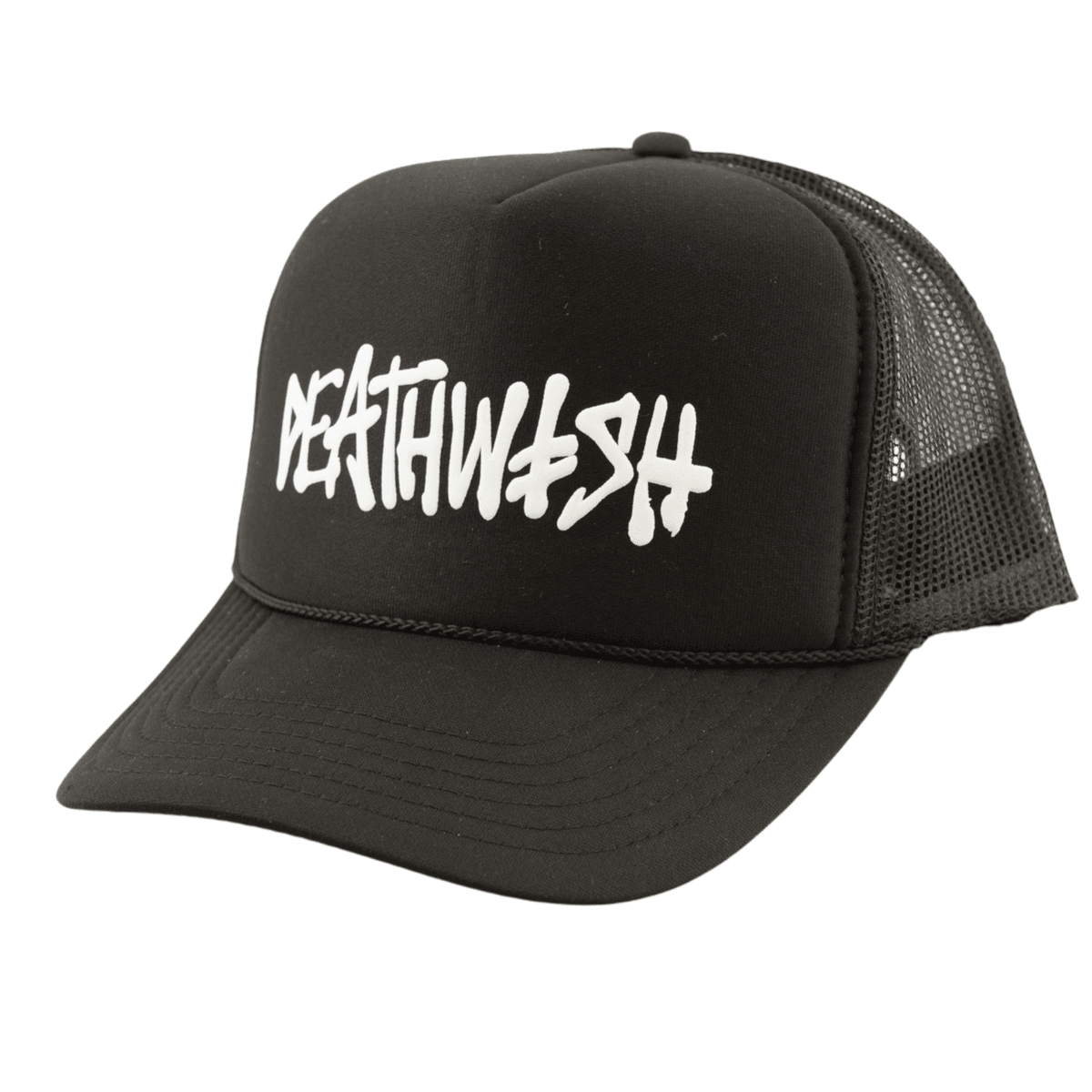 Deathwish OG Deathspray Black Trucker Hat - One Revolver Surfboards