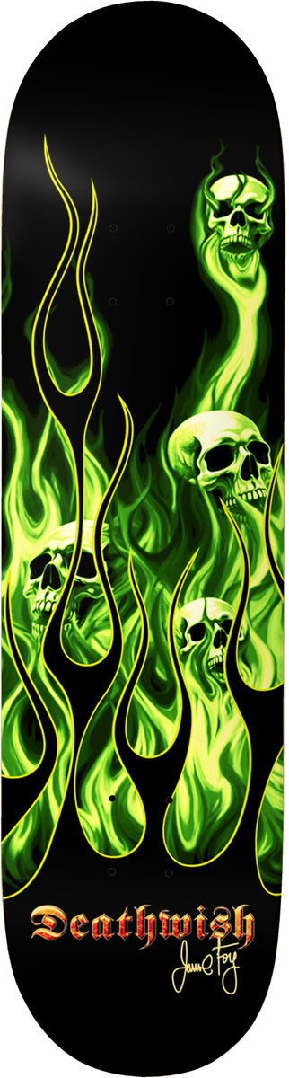 Deathwish Jamie Foy Ammonia Burn 8.38" Skateboard Deck