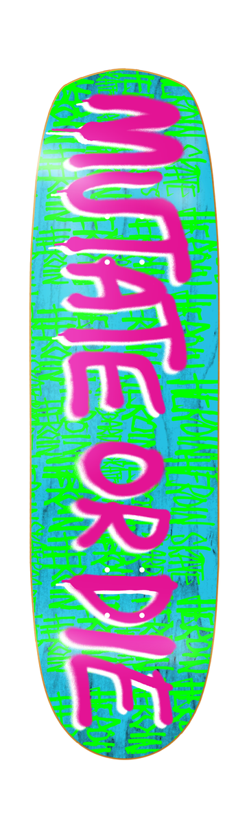 Heroin Mutate Or Die 8.7" Skateboard Deck - One Revolver Surfboards