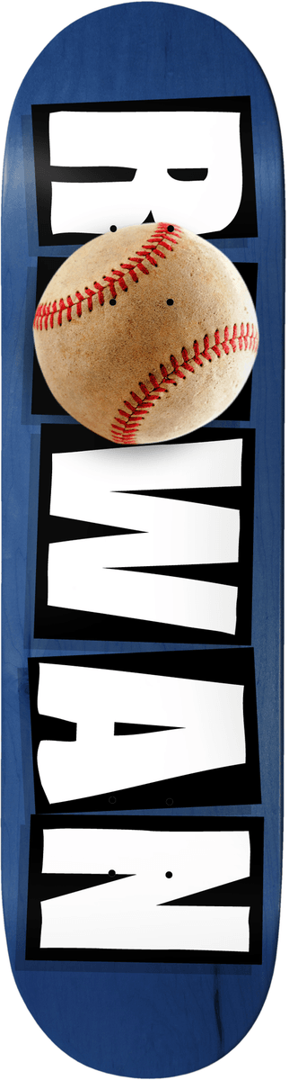 Baker Rowan Icon No Hitter 8.25” Skateboard Deck - One Revolver Surfboards