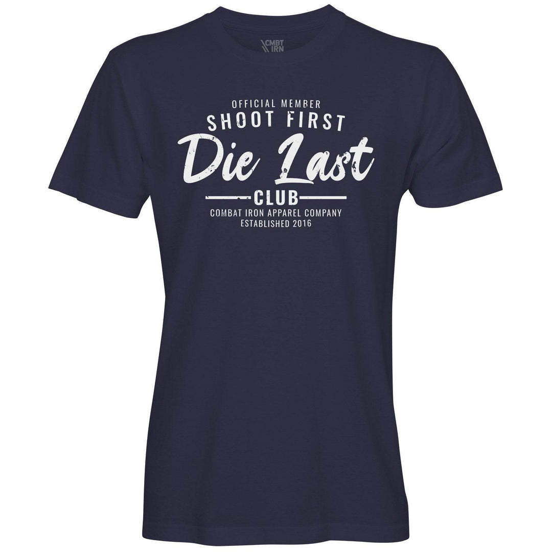 Shoot First. Die Last. Tactical Athlete Club Men's T-Shirt - One Revolver Surfboards