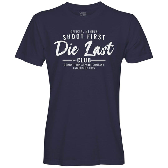 Shoot First. Die Last. Tactical Athlete Club Men's T-Shirt - One Revolver Surfboards