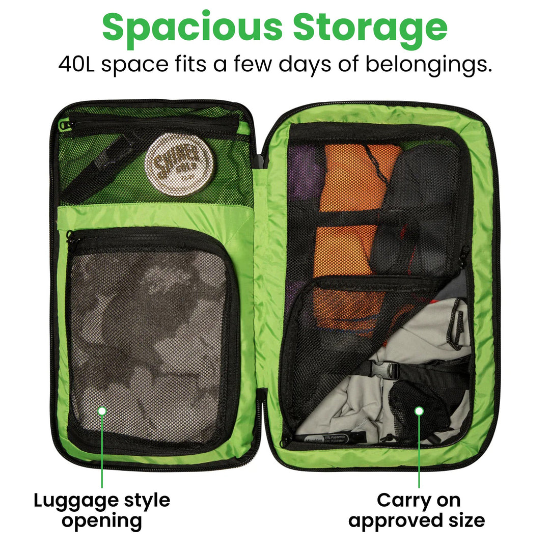 The Island Hopper 40L — Carry-On Backpack for 1–2 Week Trips