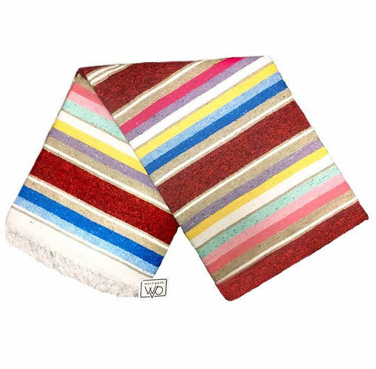 100% Cotton Red Serape Blanket - Serape Blankets - One Revolver Surfboards