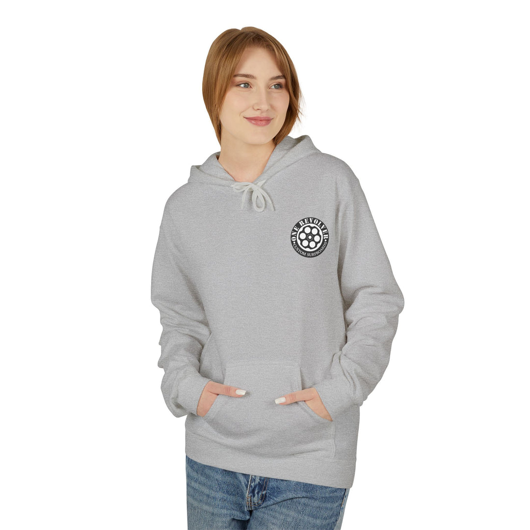 Smile Hoodie by One Revolver Surfboards – Unisex Midweight Softstyle Fleece