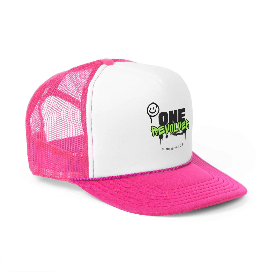 Graffiti Smile Trucker Cap – One Revolver Surf & Street Hat - One Revolver Surfboards