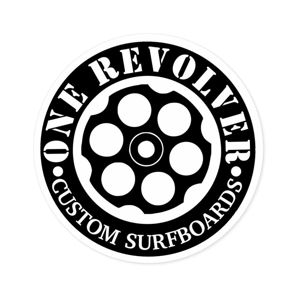 One Revolver Surfboards Logo Stickers