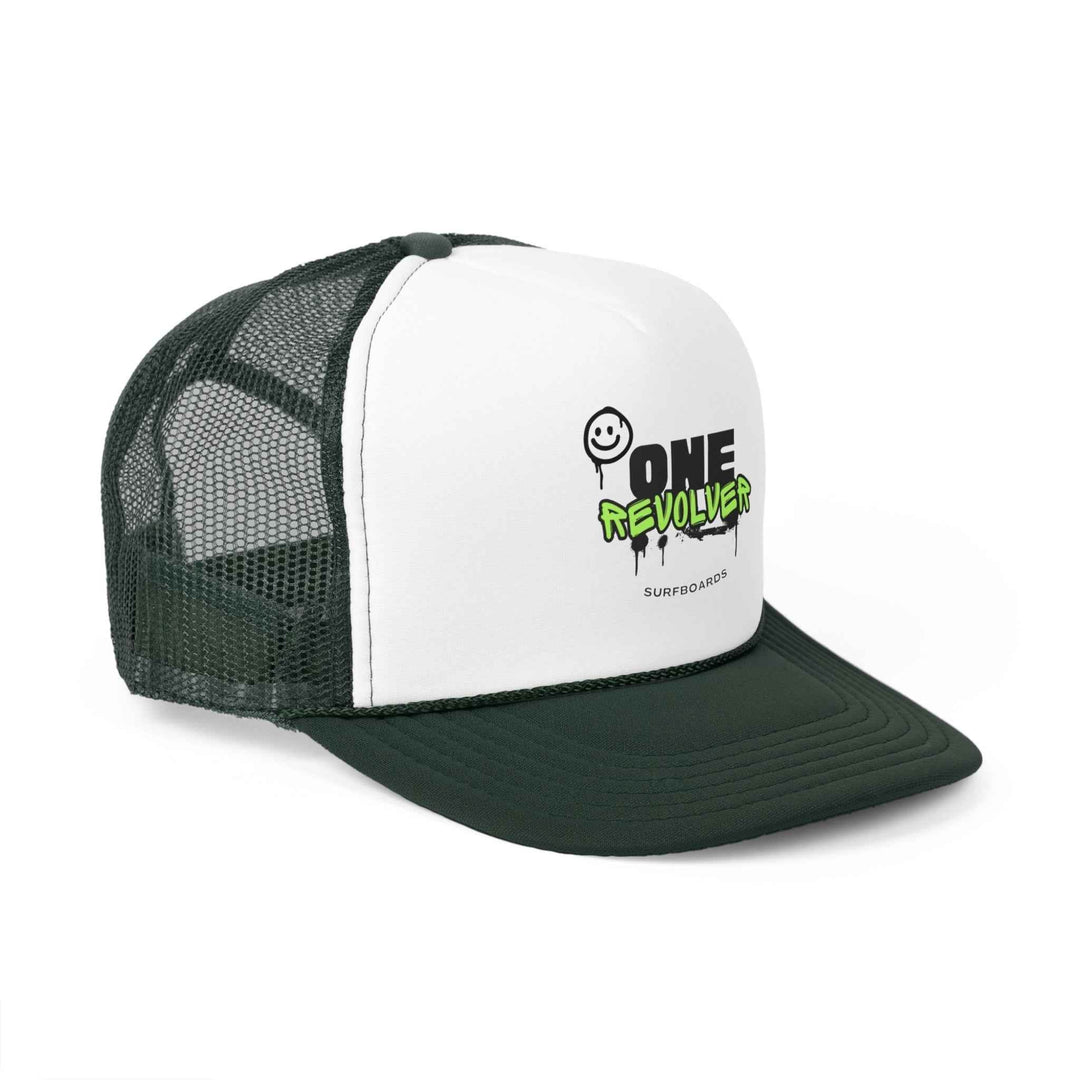 Graffiti Smile Trucker Cap – One Revolver Surf & Street Hat - One Revolver Surfboards