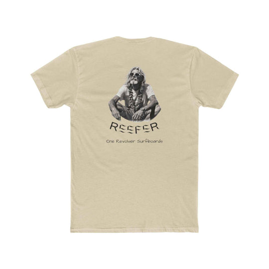 Reefer Unisex Surf T-Shirt – Laid-Back Cotton Crew with Chill Vibes - One Revolver Surfboards