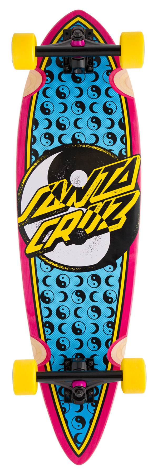 Santa Cruz Yin Yang Dot Pintail Cruzer Complete Skateboard 9.2 x 33 - One Revolver Surfboards