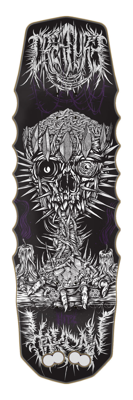 Creature Hitz Haksaw Grande 9.5" Skateboard Deck