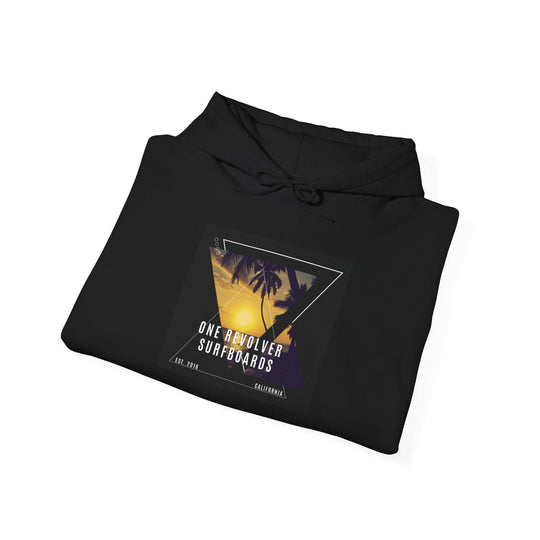 One Revolver Sunset Hoodie – Unisex Heavy Blend Surf Sweatshirt - One Revolver Surfboards