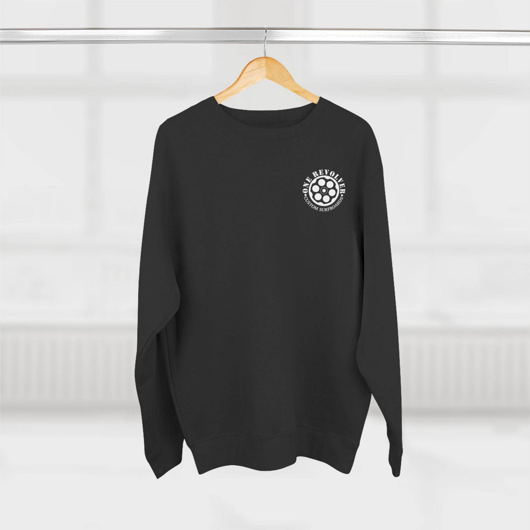 One Revolver Logo Crewneck Sweatshirt – Unisex Midweight Fleece - One Revolver Surfboards