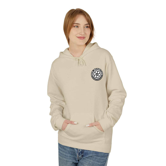 Smile Hoodie by One Revolver Surfboards – Unisex Midweight Fleece for Surf & Street - One Revolver Surfboards