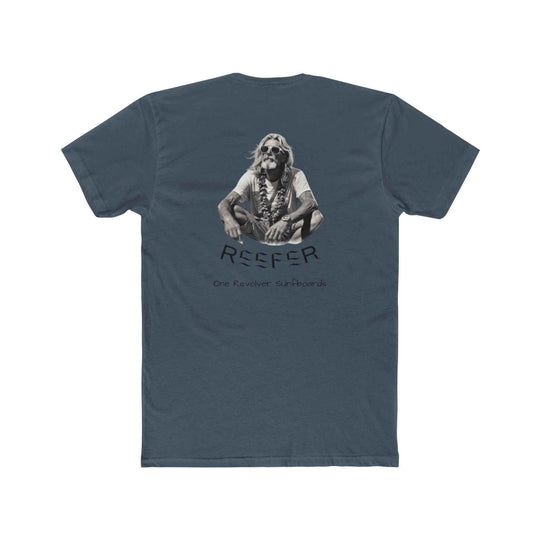 Reefer Unisex Surf T-Shirt – Laid-Back Cotton Crew with Chill Vibes - One Revolver Surfboards