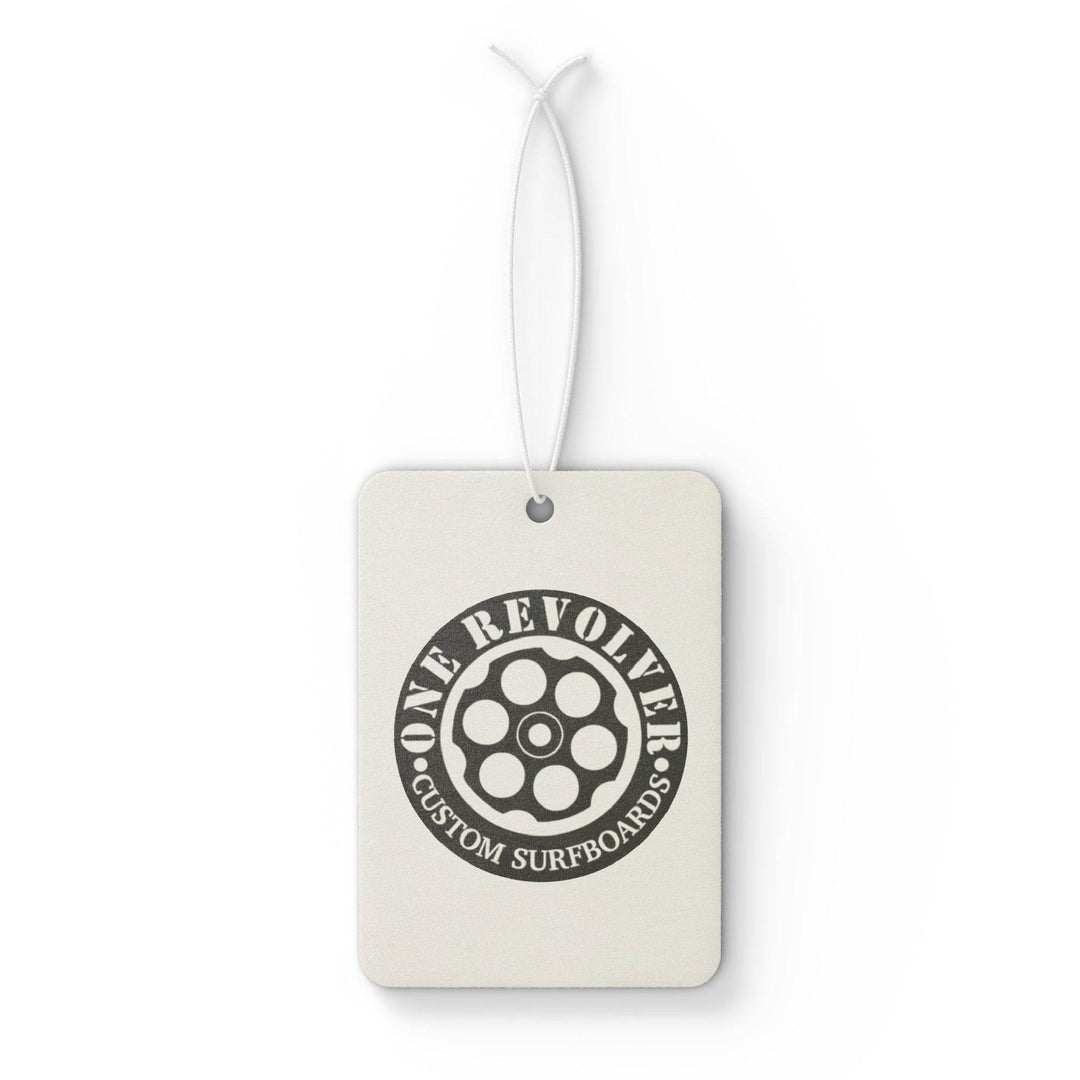One Revolver Circle Logo Car Air Freshener – Scents That Ride With You - Accessories - One Revolver Surfboards