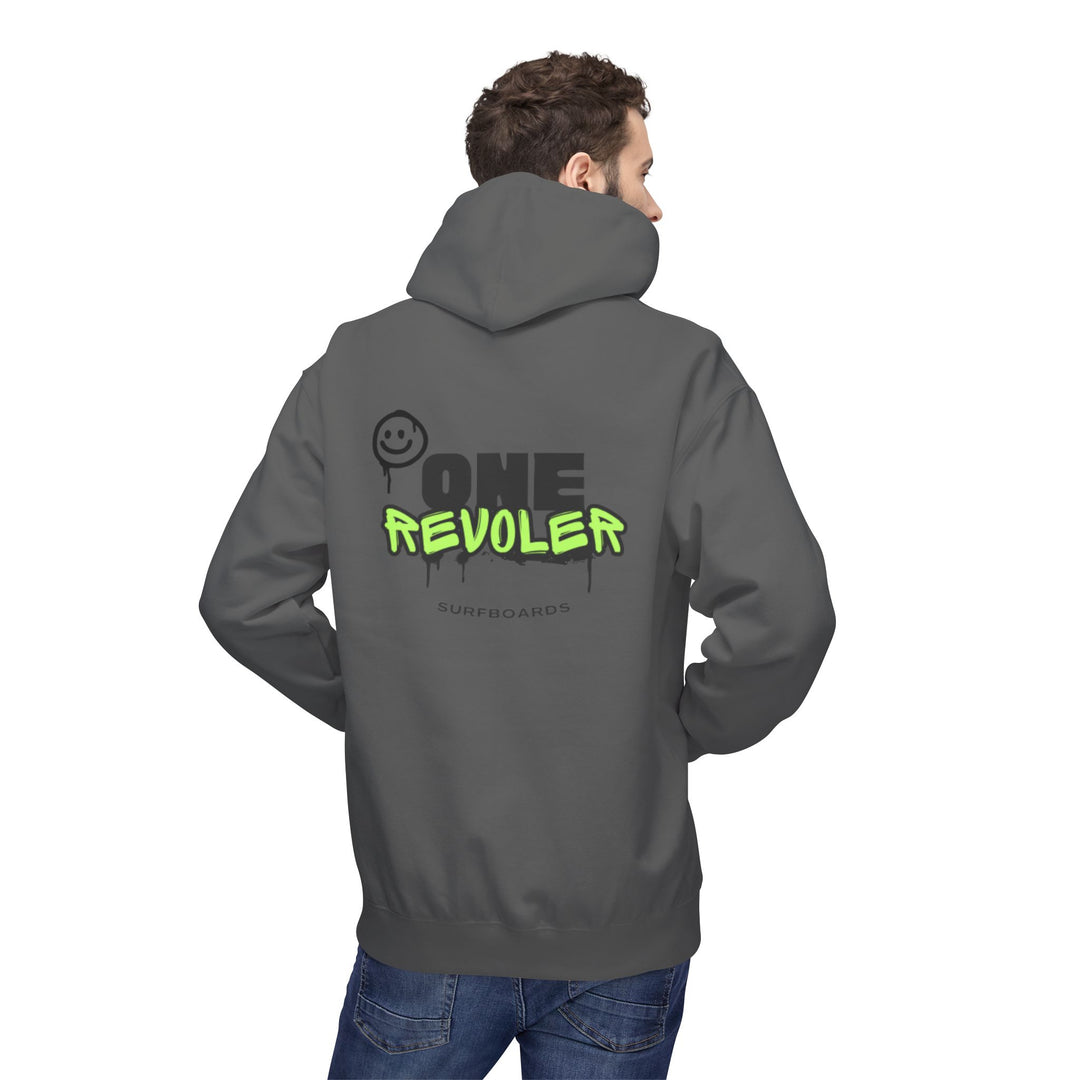 Smile Hoodie by One Revolver Surfboards – Unisex Midweight Softstyle Fleece