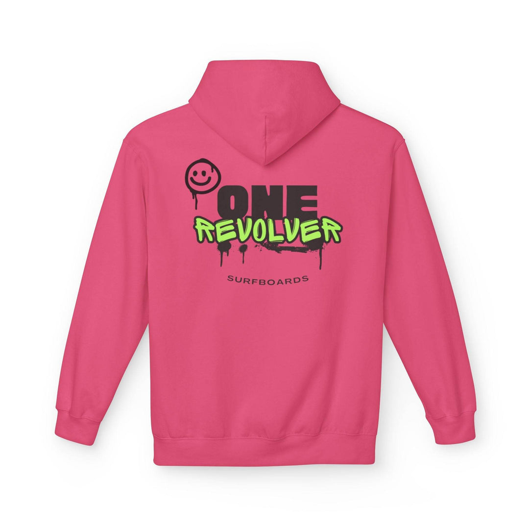 Smile Hoodie by One Revolver Surfboards – Unisex Midweight Fleece for Surf & Street - One Revolver Surfboards