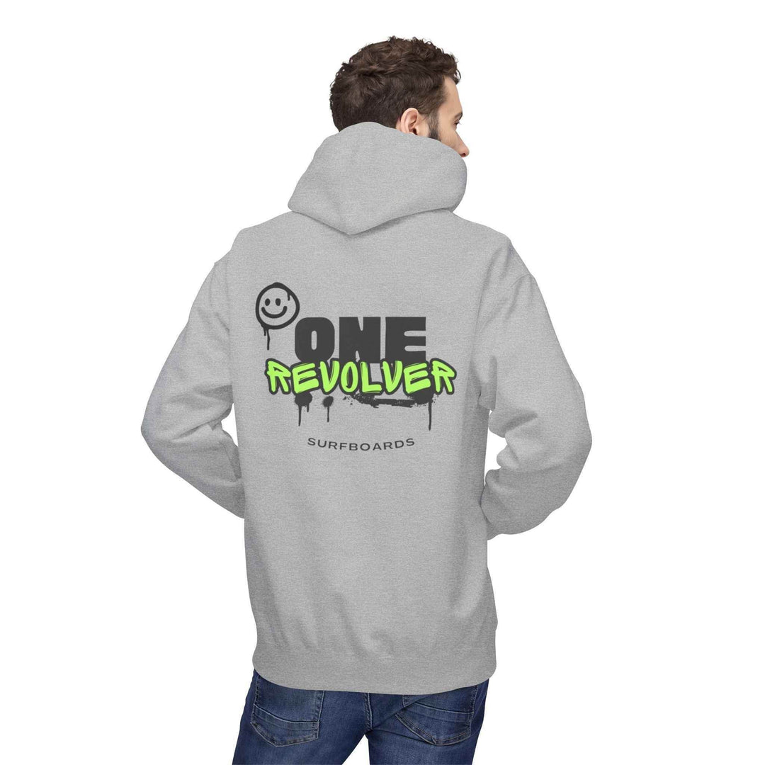 Smile Hoodie by One Revolver Surfboards – Unisex Midweight Fleece for Surf & Street - One Revolver Surfboards