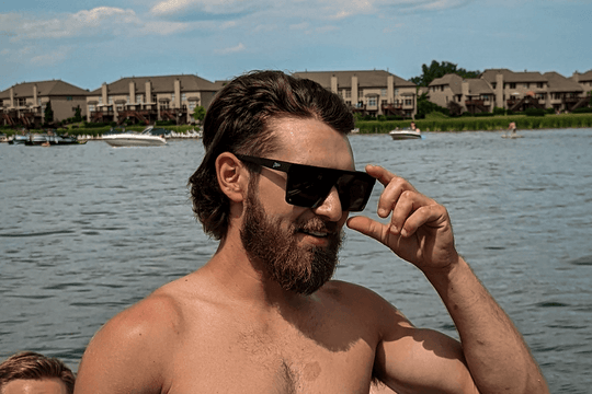 Tidal Wave - Matte Black - Jet Black Lens Polarized - One Revolver Surfboards