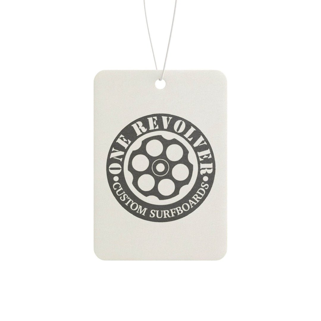 One Revolver Circle Logo Car Air Freshener – Scents That Ride With You - One Revolver Surfboards