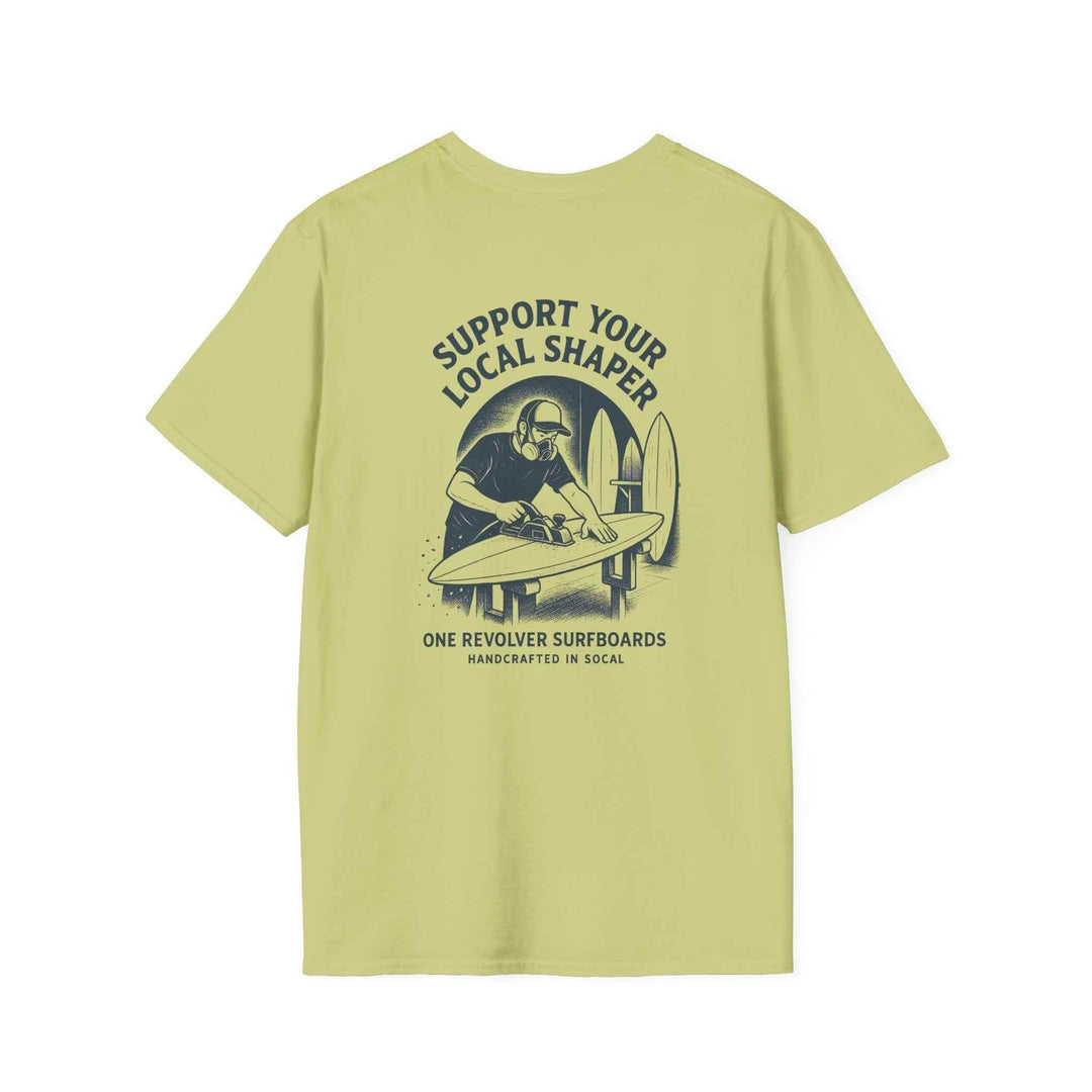 Support Your Local Shaper Tee – One Revolver Surf T-Shirt - One Revolver Surfboards