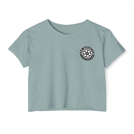 Tropical Dream Crop Tee – Women’s Surf-Inspired Crop Top - One Revolver Surfboards