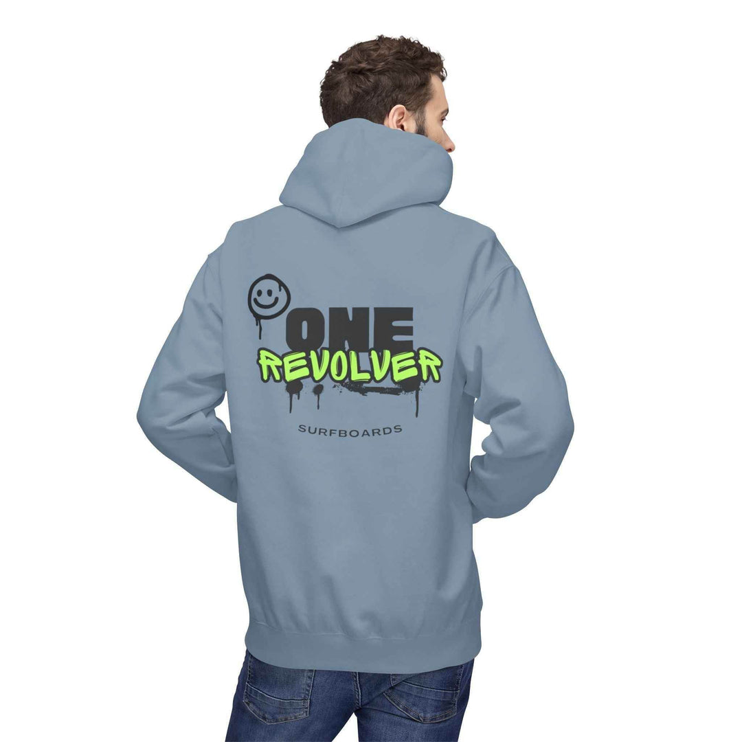 Smile Hoodie by One Revolver Surfboards – Unisex Midweight Fleece for Surf & Street - One Revolver Surfboards