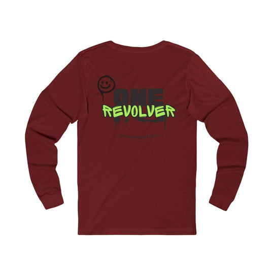 Graffiti Smile Long Sleeve Tee – One Revolver Unisex Street-Surf Shirt - One Revolver Surfboards